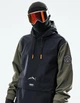 Куртка Dope М0128491 (Wylie Patch Snow jacket M FW2100406) колір чорний зелений L - зображення 7