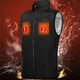Жилетка Fashion с подогревом от PowerBank 4 зоны размер S Черный (1013-296-03) - изображение 6