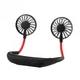 Вентилятор на шею портативный с аккумулятором Neck Fan Черный (SH772262) - изображение 1