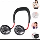 Вентилятор на шею портативный с аккумулятором Neck Fan Черный (SH772262) - изображение 4