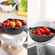 Багатофункціональна обертається овочерізка Білий BASKET VEGETABLE CUTTER (SH7711652) - зображення 3