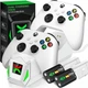 Зарядна станція і акумулятори для Xbox One, Xbox Series X|S BEBONCOOL Q227-BBC white - зображення 6