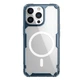 TPU чохол Nillkin Nature Pro Magnetic для Apple iPhone 13 Pro (6.1") (Прозорий / Синій) - зображення 1