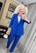 Fashions • Костюм женский Флер Fashions 44-46 электрик (435-ди) - изображение 4