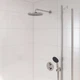 Душевая система скрытого монтажа GROHE QuickFix Precision 34883000 с верхним душем латунь хром CV033250 - изображение 6