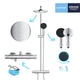 Душева система Grohe QuickFix Vitalio Comfort System 250 26677001 - зображення 11