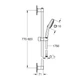 Душевой гарнитур Grohe QuickFix Vitalio Comfort 110 26932001 - изображение 2