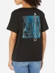 Футболка оверсайз длинная женская Calvin Klein 702044404 XS Черная (1159794591) - изображение 2