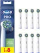 Насадки для електричної зубної щітки Oral-B Pro Cross Action, 8 шт білі (8006540847855) - зображення 1