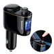 FM-трансмиттер Baseus Locomotive Bluetooth MP3 Charger 2xUSB 3.4a Black (CCALL-RH01) - изображение 2