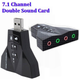 Контроллер USB-sound card 7.1 3D sound внешняя звуковая крта - изображение 2