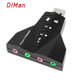 Контроллер USB-sound card 7.1 3D sound внешняя звуковая крта - изображение 3