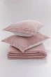 Покрывало с наволочками Merinos с Modern Line Евро 220×240 см Велософт Пудра - изображение 2