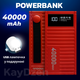 УМБ Andowl Q-CD4000 40000 mAh QC3.0 PD30W Red (1050-45d) - зображення 4