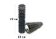 Массажный ролик EasyFit Grid Roller 45 см v.2.2 черный - изображение 1