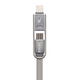 Зарядне автомобільне Remax RCC-103 Dual (1USB/3.4A) швидка зарядка адаптер адаптер у прикурювач + кабель Lightning + MicroUSB Чорний - зображення 3