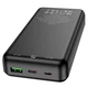 Power Bank Hoco J87A 20000 mAh PD20W+QC3.0 (22.5W) Портативний Акумулятор Повербанк швидка зарядка Чорний - изображение 4
