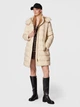 Куртка зимняя длинная женская Pinko 423454677 S Бежевая (1159794980) - изображение 4