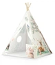 Намет-вігвам + подушка Tipi для дитячих кімнат Nukido 740700 Бежева Польща - зображення 1