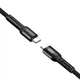 Кабель XON SmartCable Type-C - Type-C PD 65W 1м MaxCharge (SC202C6W1B 3555) Чорний - зображення 3
