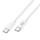 Кабель XON SmartCable Type-C - Type-C 60W 2м MaxCharge (SC102C6W2W 3685) Белый - изображение 2