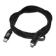 Кабель XON SmartCable Type-C - Type-C/Lightning PD 60W 1м MultiLink Черный (SC42CL6W2B 531) - изображение 4