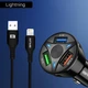Зарядне автомобільне BRUM BM-AQ002 QC3.0 (3USB 7A) Lightning - изображение 1