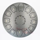 Глюкофон 12" Fzone STD12I13N Gray Steel tongue Drum - изображение 1