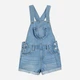 Ogrodniczki krótkie dziecięce dla dziewczynki jeansowe Cool Club CJG2412627 134 cm Light Denim (5903977311443) - obraz 1