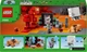 Zestaw klocków LEGO Minecraft Zasadzka w portalu do Netheru 352 elementy (21255) - obraz 2