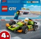 Zestaw klocków LEGO City Zielony samochód wyścigowy 56 elementów (60399) - obraz 1