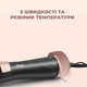 Фен щетка для волос с вращающейся (крутящейся) щеткой с насадками для укладки волос 5в1 DSP 1000W (50063A - изображение 4