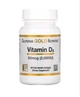 Вітамін D3, 50 мг (2000 МО) California Gold Nutrition, 90 капсул - зображення 1