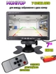 Автомобильный монитор A-Plus 4 PIN Color monitor TFT 7" для подключения камеры заднего вида или регистратора, парковочный экран + Пульт ДУ - изображение 1