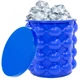 Силиконовое ведро Синий для льда форма для льда Ice Cube Maker Genie (SH7712557) - изображение 6