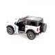 Машинка інерційна Kinsmart KT5438WPR Ford Bronco Police маcштаб 1:34 металева, двері відчиняються Біло-чорна Метал, гума - зображення 3