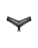 Эротические женские Трусики Obsessive Medilla crotchless thong XS/S Чёрный (SO9061) - изображение 4