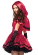 Костюм червоної шапочки Leg Avenue Gothic Red Riding Hood XL сукня та накидка SO9125 Multicolor - зображення 3