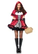 Костюм червоної шапочки Leg Avenue Gothic Red Riding Hood XL сукня та накидка SO9125 Multicolor - зображення 1
