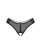 Эротические женские Трусики Obsessive Roxelia crotchless thong XL/2XL Чёрный (SO9079) - изображение 3