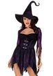 Костюм ведьмы Leg Avenue Mystical Witch S платье и шляпа SO9184 Фиолетовый - изображение 2