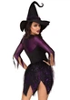 Костюм ведьмы Leg Avenue Mystical Witch S платье и шляпа SO9184 Фиолетовый - изображение 3