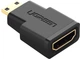 Адаптер Ugreen Mini HDMI Male to HDMI Female Adapter Black (UGR-20101) - изображение 1