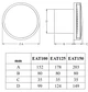 Вытяжной вентилятор Europlast E-extra EAT150HT - изображение 2