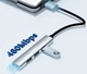 USB-хаб ESSAGER Fengyang 4 in 1 Splitter USB-A port (EHBA04-FY10-P) - изображение 4