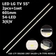 LED підсвітка TV LG 55" LGE-17Y 55UJ65 1907 54LED-L-TYPE-REV0.9 2шт. - изображение 1