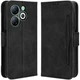 Чохол-книжка з кишеньками Deexe Wallet Stand для Infinix Smart 8 - Black - зображення 1
