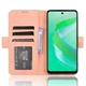 Чохол-книжка з кишеньками Deexe Wallet Stand для Infinix Smart 8 - Pink - зображення 3