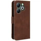 Чохол-книжка з кишеньками Deexe Wallet Stand для Infinix Smart 8 - Brown - зображення 7