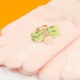 Перчатки для девочек на 2 - 3 - 4 года (арт. 21-25-26) персиковый - изображение 2